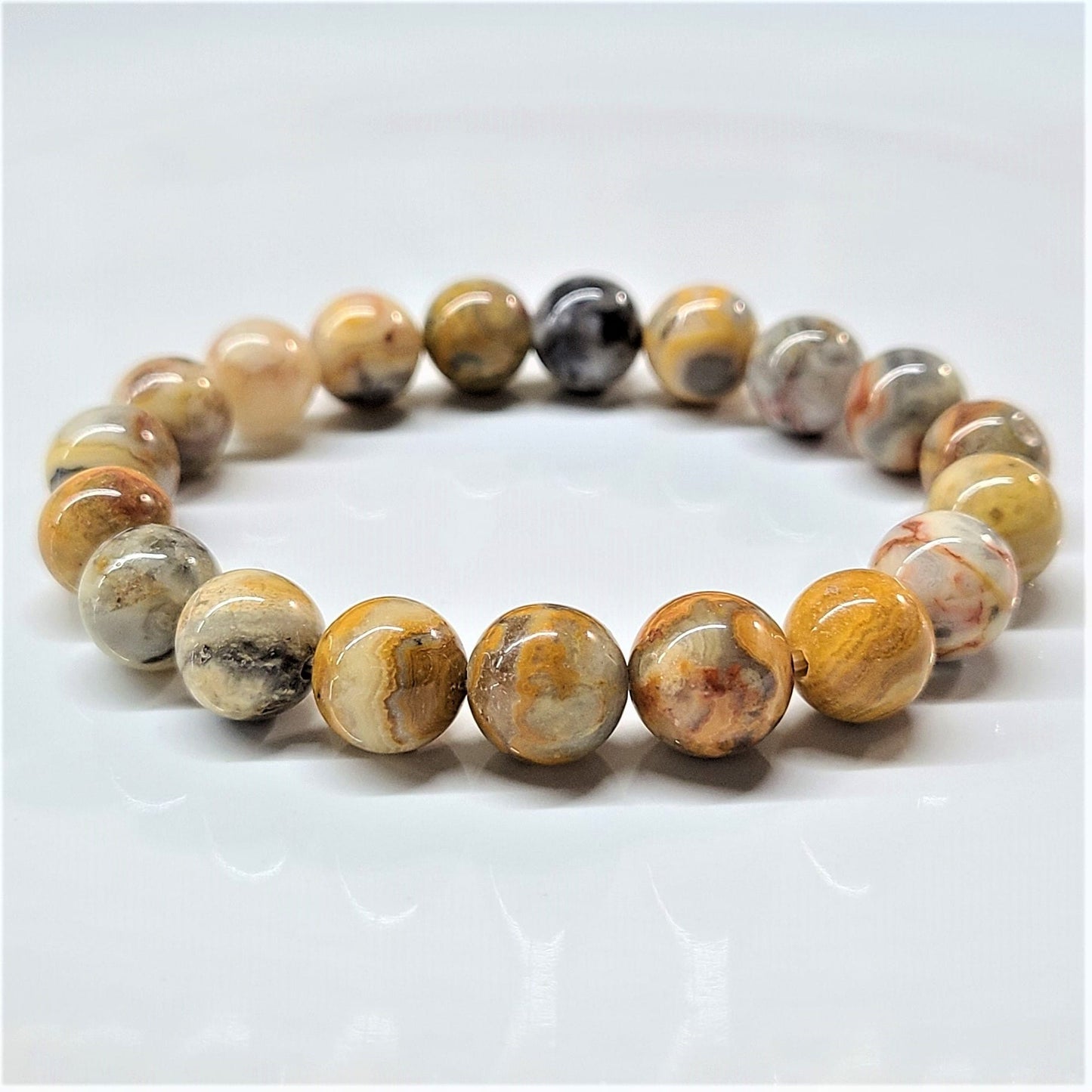 Crazy Lace Agate Bracelet