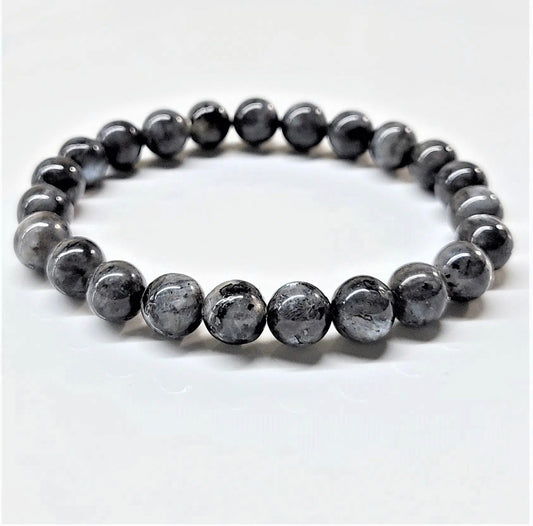 8 mm Larvikite Stone Bracelet - Best South Gems