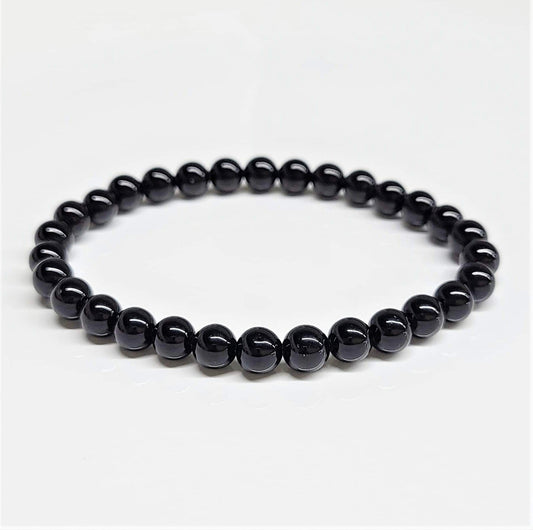 6 mm Obsidian Black Bracelet - Best South Gems