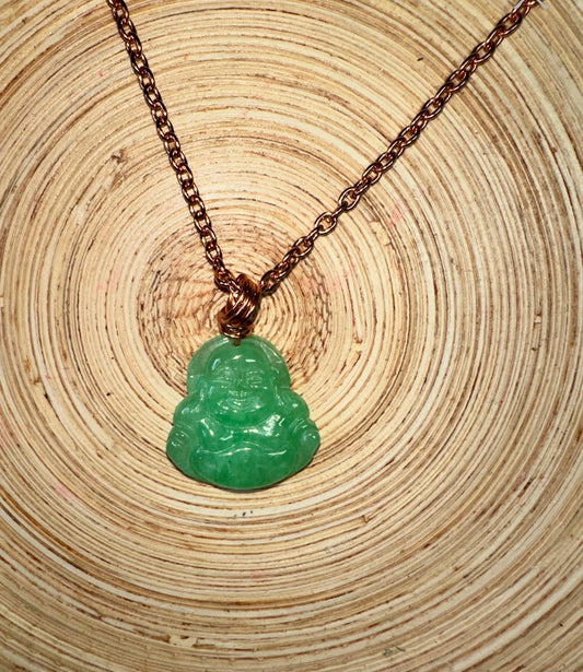 Jade Buddha Copper wrapped - Best South Gems