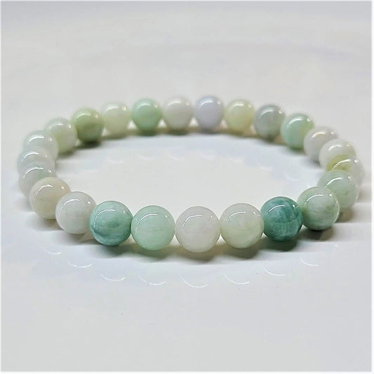 8 mm Jade Bracelet - Natural Gemstone Jewelry