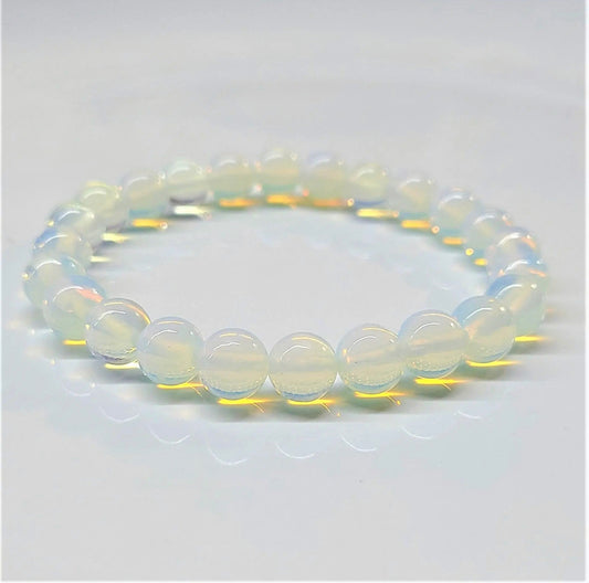 8 mm Opalite Stone Bracelet Man Made - Best South Gems