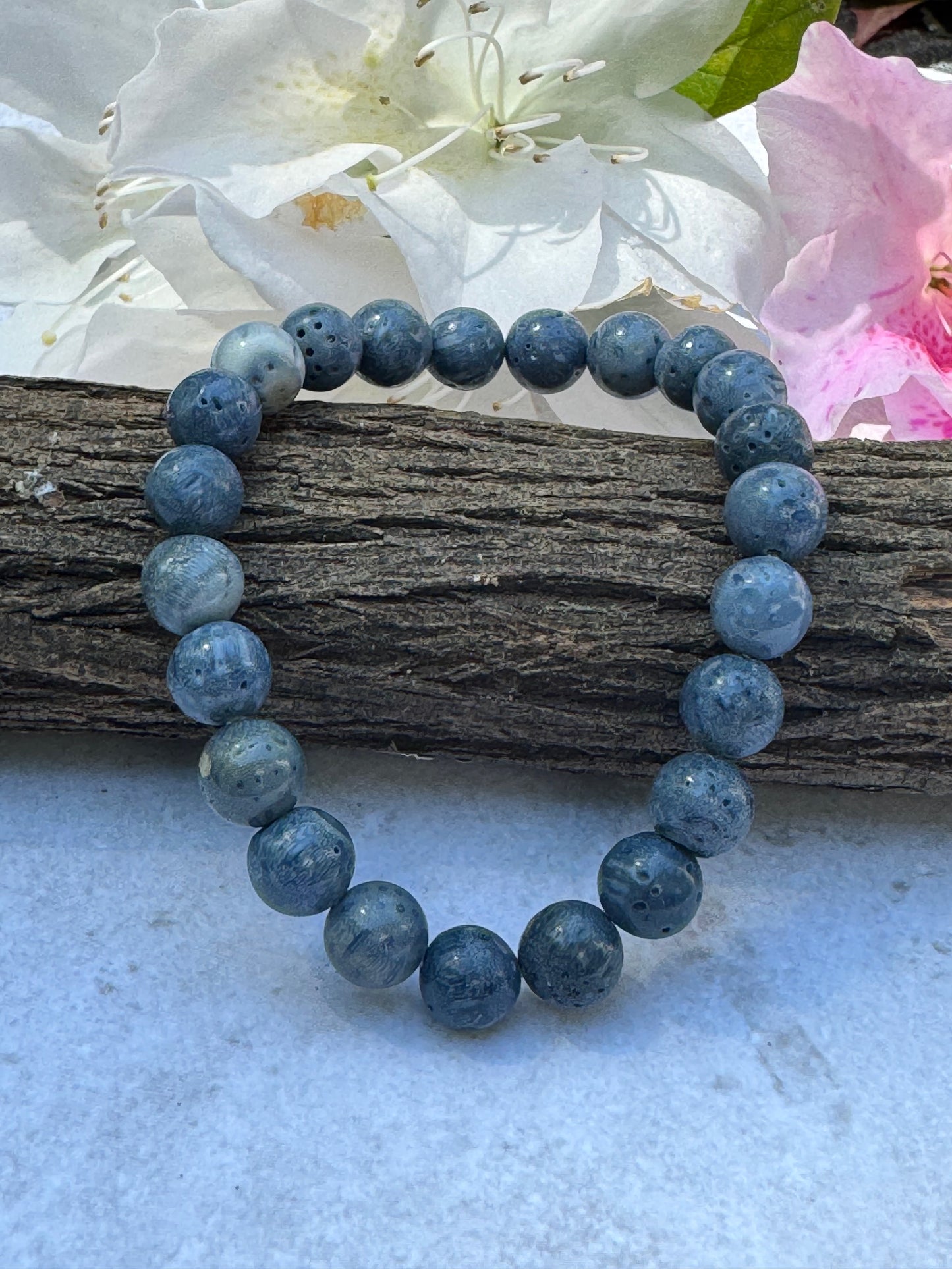 Blue Coral Bracelet
