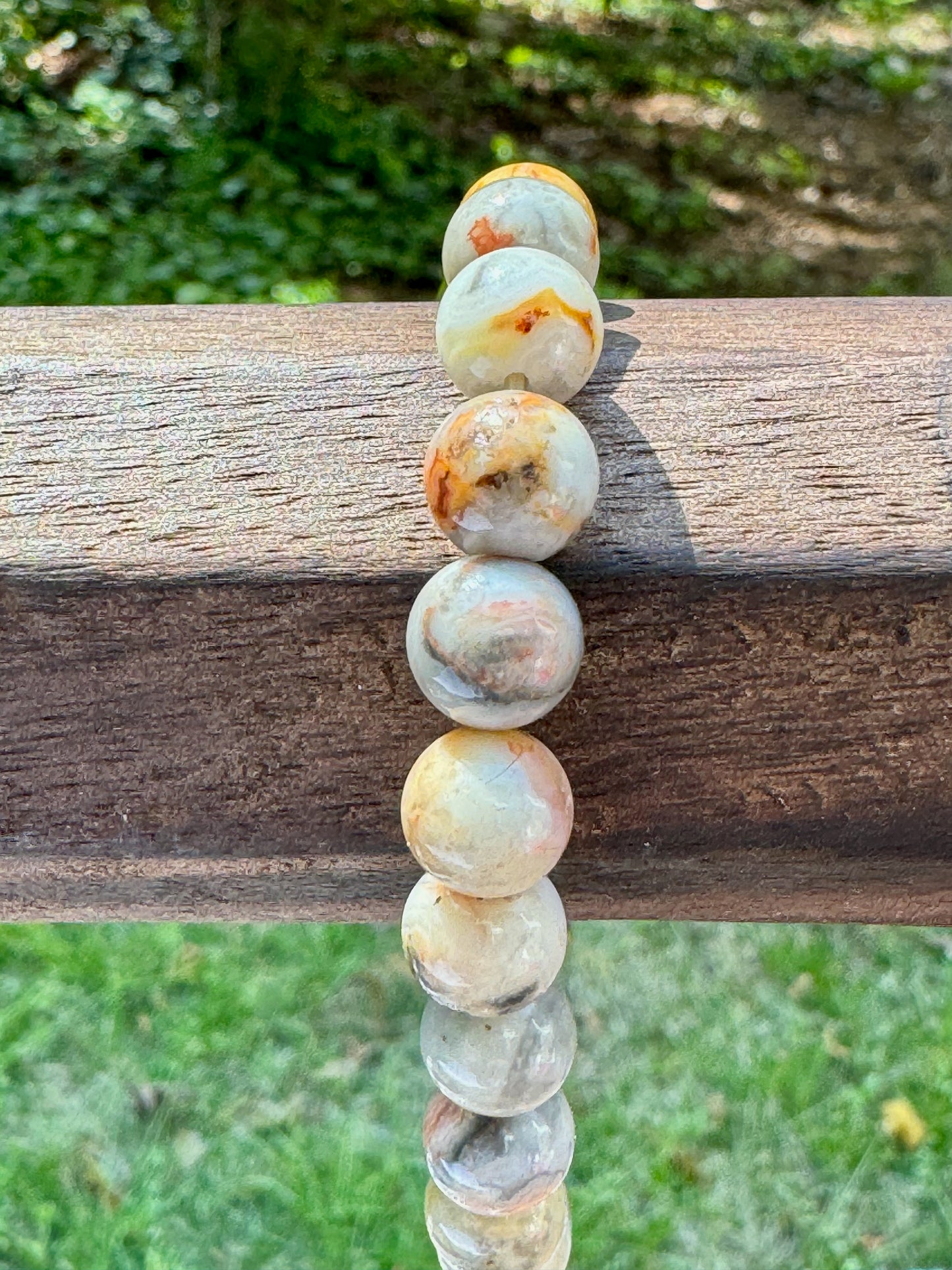 Crazy Lace Agate Bracelet