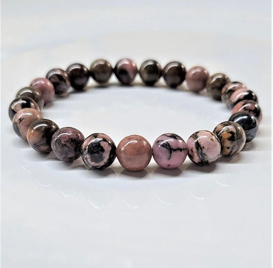 8 mm Rhodonite Stone Bracelet - Best South Gems