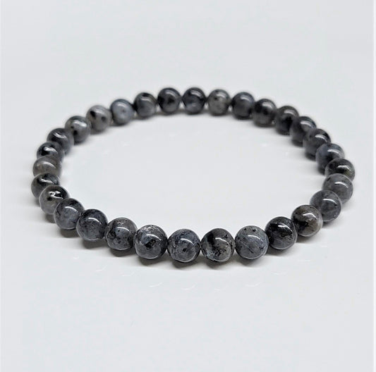 6 mm Larvikite Bracelet - Embrace Protection