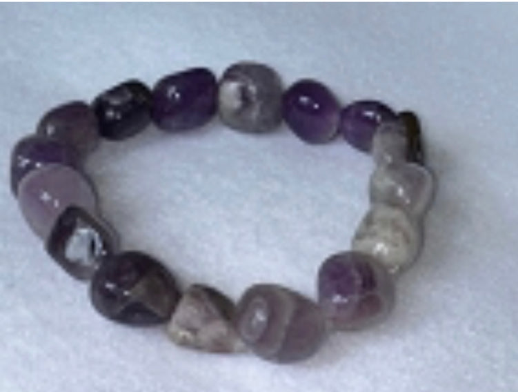 Amethyst Chunky Bracelet - Stress Relief & Wellness