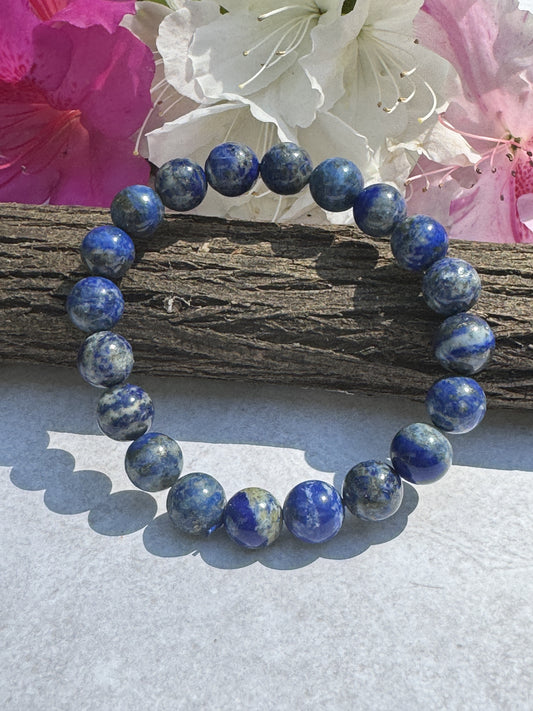 10 mm Lapis Lazuli Stone Bracelet