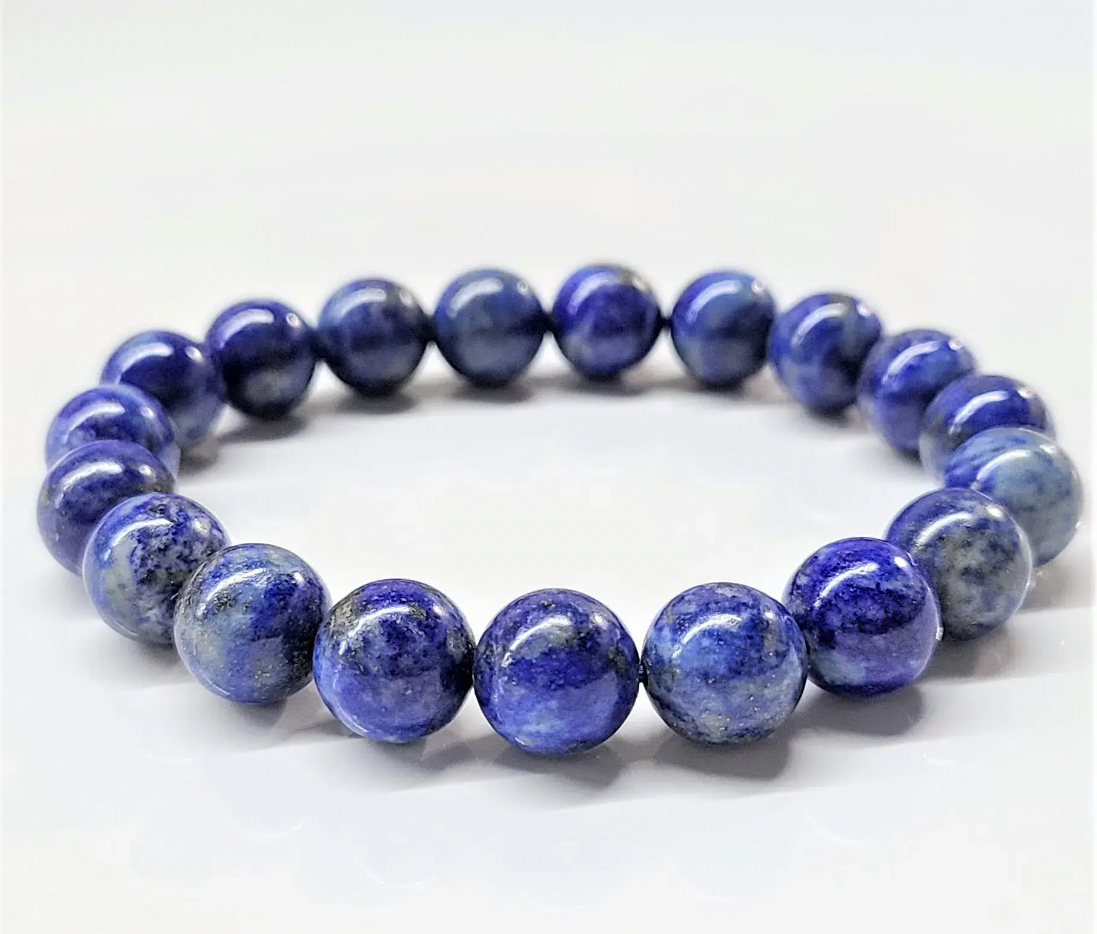 10 mm Lapis Lazuli Stone Bracelet 1