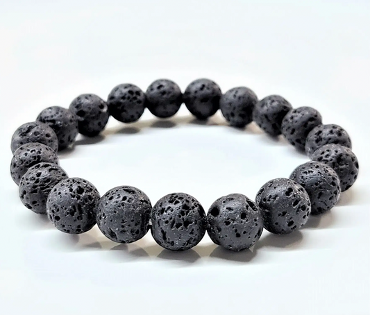 10 mm Lava Stone Bracelet - Best South Gems