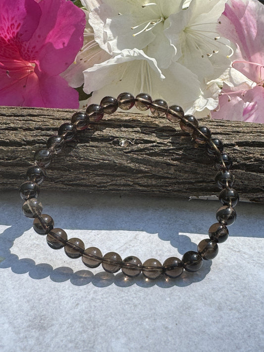 6 mm Smoky Quartz Bracelets